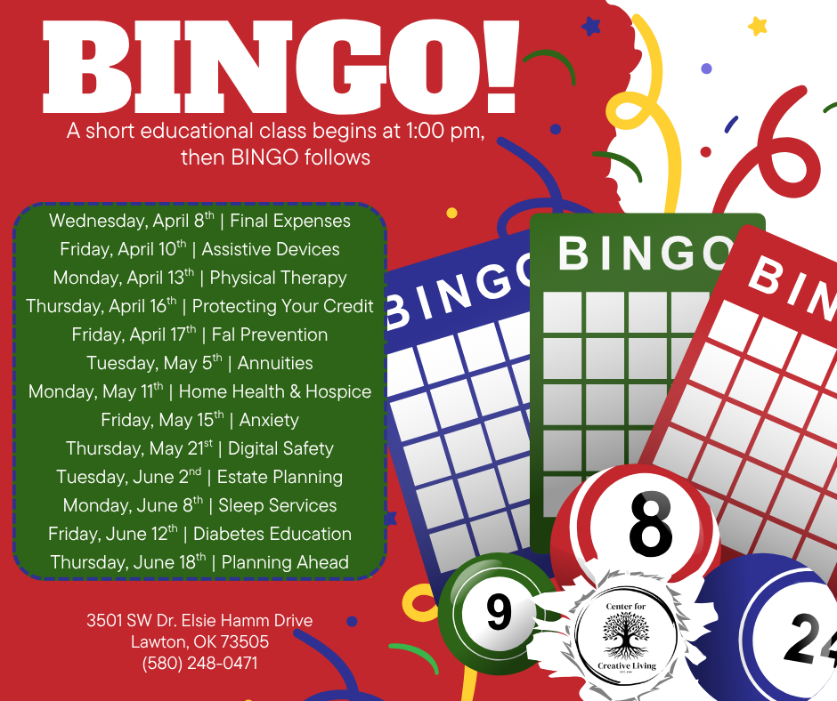 Bingo event flyer