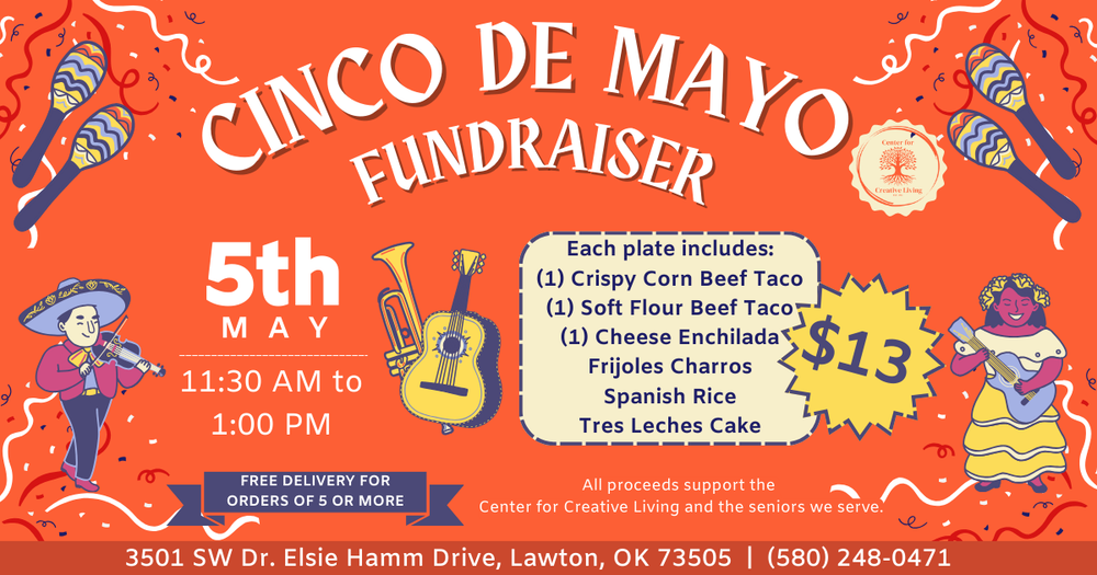 Cinco de Mayo fundraiser flyer