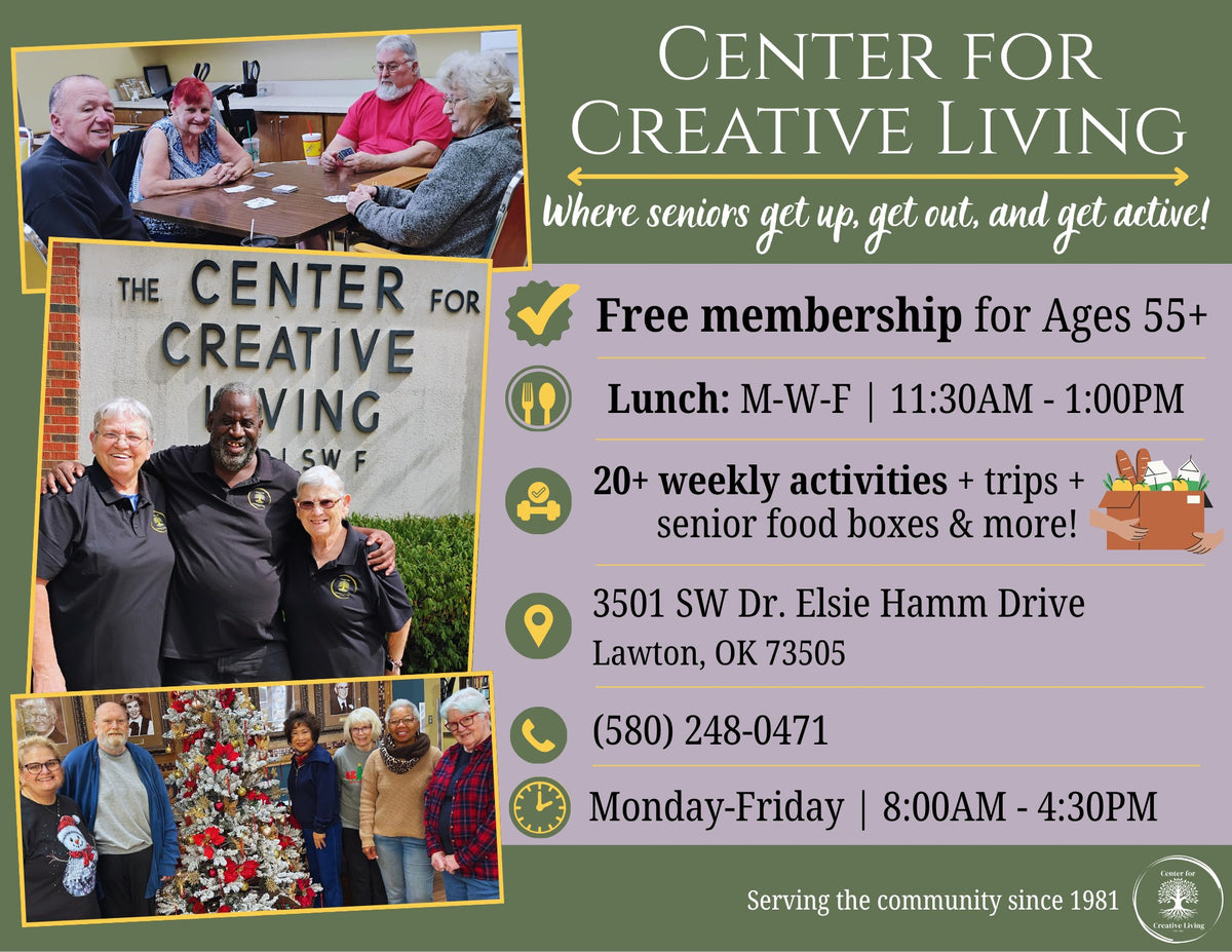 Center for Creative Living community members gathered together